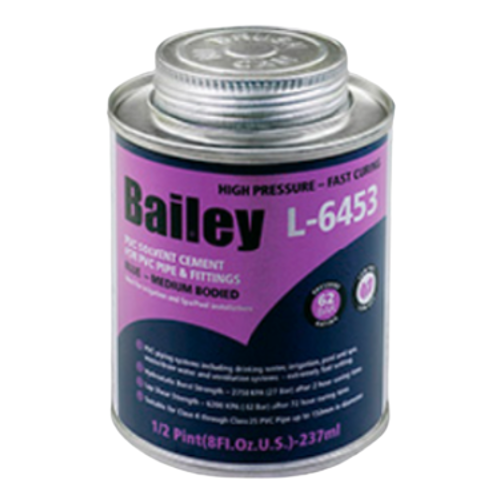 Bailey Fast Set PVC Weld with Brush 237ml L-6453