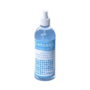 Betasan 70% Alcohol 9 X 500ml Hand Sanitiser Liquid Spray Refills BPR-LIQ-006