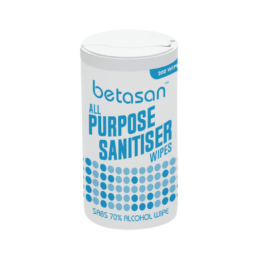 Betasan All Purpose Sanitiser Wipes 10 X 200 Sheet Tub SWC-BET-002