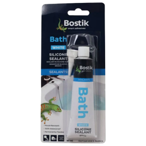 Bostik Bath White Silicone Sealant 90ml