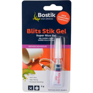 Bostik Blits Stik Gel Super Glue 3g