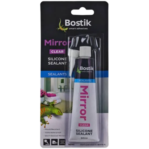 Bostik Mirror Clear Silicone Sealant 90ml