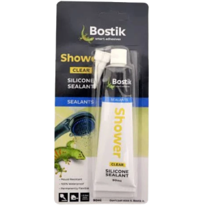 Bostik Shower Clear Silicone Sealant 90ml