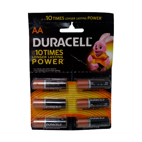 Duracell AA Batteries Strips of 6, Box of 16