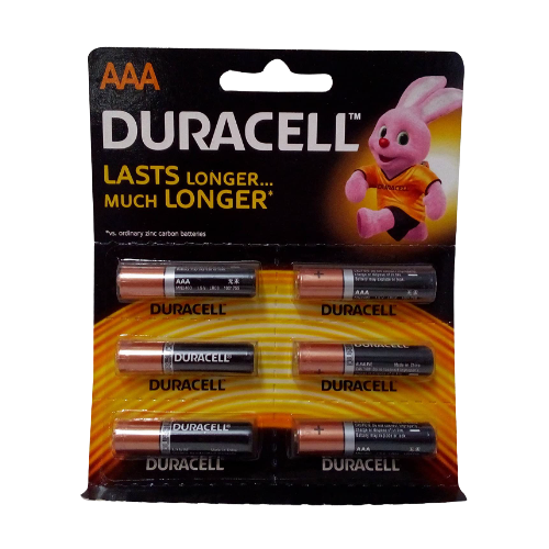 Duracell AAA Batteries Strips of 6, Box of 20