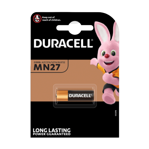 Duracell Alkaline MN27 Battery 1 Pack, Box of 10