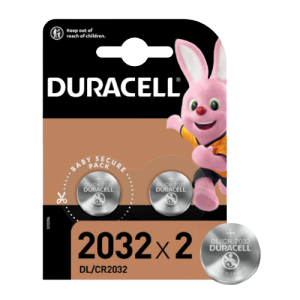 Duracell Lithium DL 2032 Coin Batteries 2 Pack, Box of 10