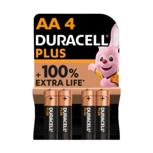 Duracell MainLine AA Batteries 4 Pack, Box of 20