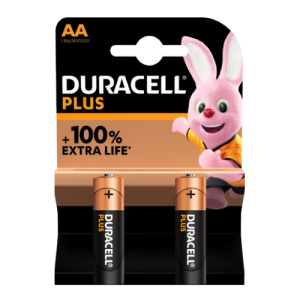 Duracell Mainline AA Batteries 2 Pack, Box of 20