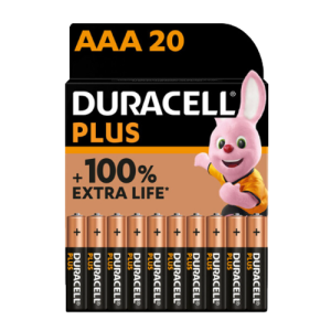 Duracell Mainline AAA Batteries 20 Pack, Box of 10