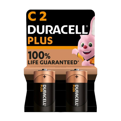 Duracell Mainline C Cell Batteries 2 Pack, Box of 10