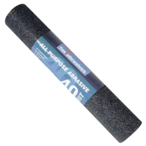 Fox All Purpose Abrasive Floor Paper 300mm x 1m, 40 Grit