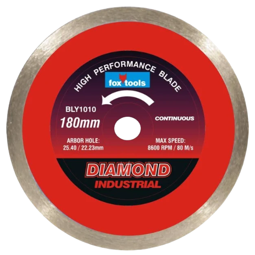 Fox Diamond Continuous Tile Cutting Disc 2.2mm x 180mm