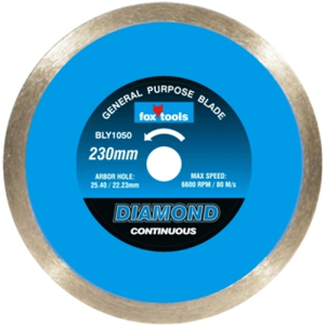 Fox Diamond Continuous Tile Cutting Disc 2.6mm x 230mm