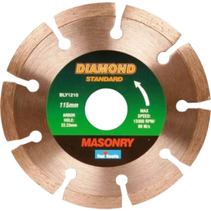 Fox Diamond Segment Masonry Cutting Disc 2.0mm x 115mm - Standard