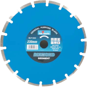 Fox Diamond Segment Professional Concrete Cutting Blade 2.6mm x 230mm, 30 Pack