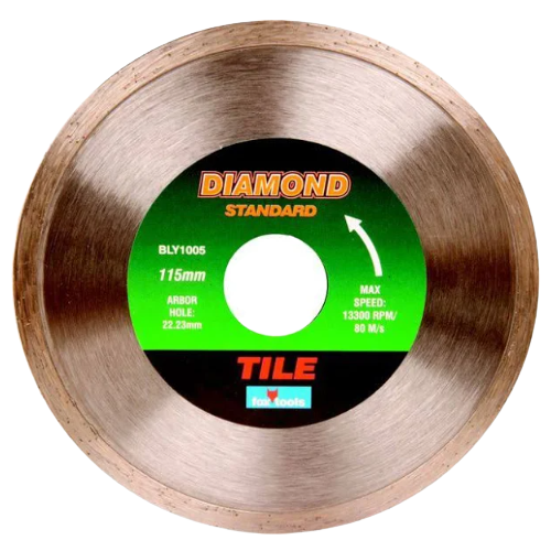 Fox Diamond Standard Tile Cutting Disc 2.0mm x 115mm - Wet Cutting Only