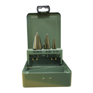 Fox HSS Conical Bit Set 3mm-30.5mm, 3 Piece