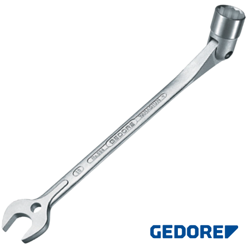 Gedore 534 Swivel Head Wrench Combination Spanner 10mm to 14mm