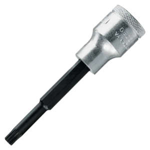 Gedore Long Spline Socket 1/2” Drive 6mm to 10mm INX19, Length 100mm