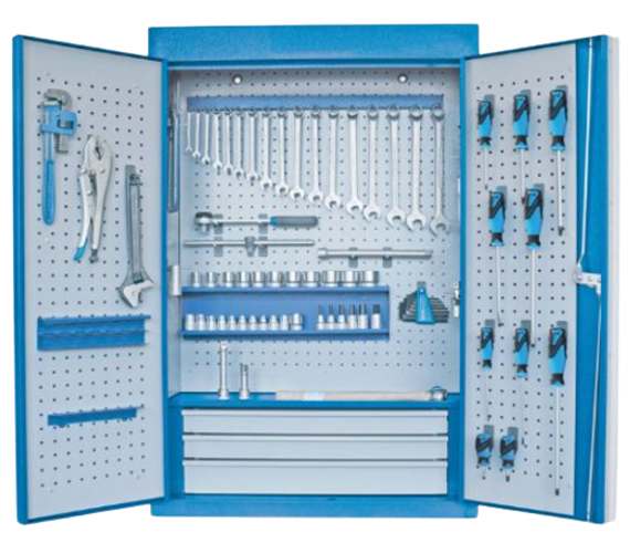 Gedore Metal Tool Cabinet - 1401 Pro 76 Piece