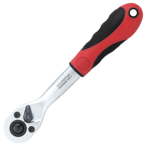 Gedore Red Reversible Ratchet 1/4" Drive 120mm R40050009