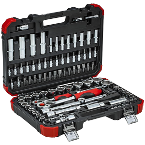 Gedore Red Socket Set 1/4" Drive + 1/2" Drive 94 Piece R46003094