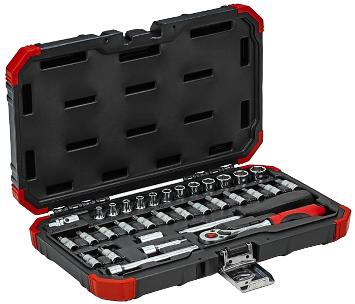 Gedore Red Socket Set 1/4" Drive 4-13mm + Bits, 33 Piece R49003033