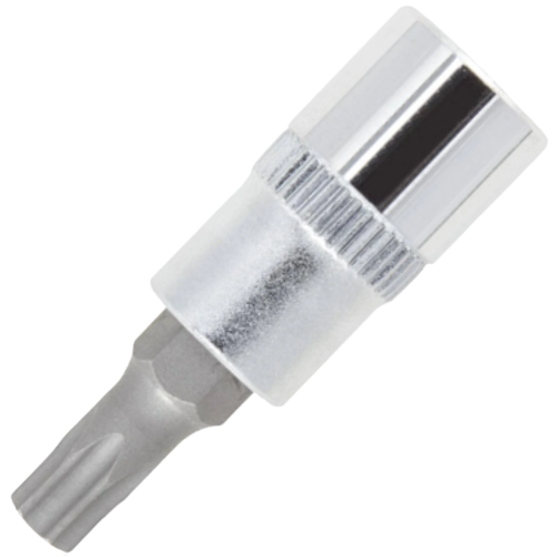 Gedore Red Torx Male Socket 1/4" Drive Length 37mm - TX10 to TX25