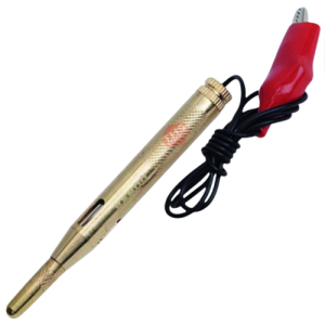 Kendo 6-24V Solid Brass Pen Voltage Tester 100mm