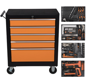 Kendo Tool Trolley 5 Drawer 113 Piece - J and G Holdings