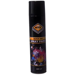 MTS Satin Black Spray Paint 300ml