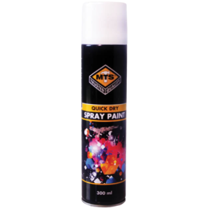 MTS Satin White Spray Paint 300ml