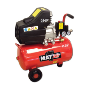 Matair Direct Air Compressor – 24 Litre Single Stage – Hobby