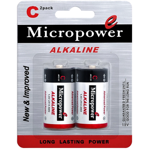 Micopower C Cell Batteries 6 X 2 Pack, BAT-CCE-001