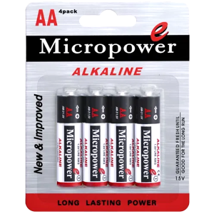 Micropower AA Batteries 15 X 4 Pack, BAT-2AA-001