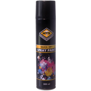 MTS Black Engine Enamel Spray Paint 300ml