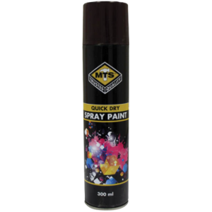 MTS Black Matt Spray Paint 300ml