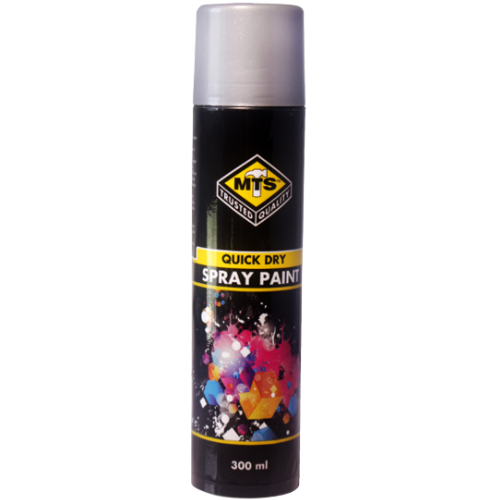 MTS Metallic Silver Spray Paint 300ml