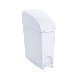 Pearl White Sanitary Foot Pedal Bin FSH-PED-001