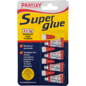 Pratley Super Glue 4 x 1g