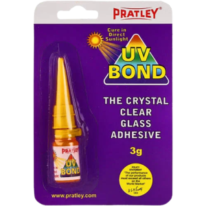 Pratley UV Bond Crystal Clear Glass Adhesive 3g