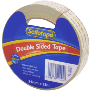 Sellotape Carpet Double Sided Tape 24mm x 33m