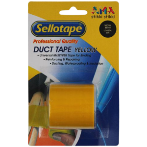 Sellotape Yellow Duct Tape 48mm x 5m