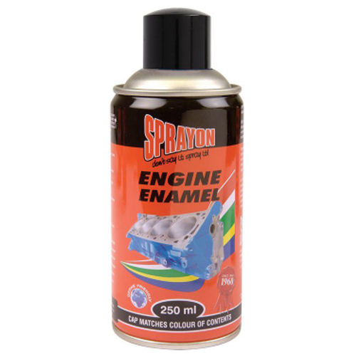 Sprayon Black Gloss Engine Enamel Spray Paint 250ml