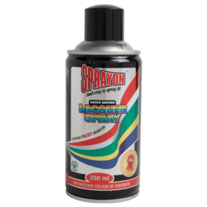 Sprayon Black Gloss Spray Paint 250ml