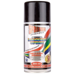 Sprayon Black Self Etch Primer Spray Paint 250ml