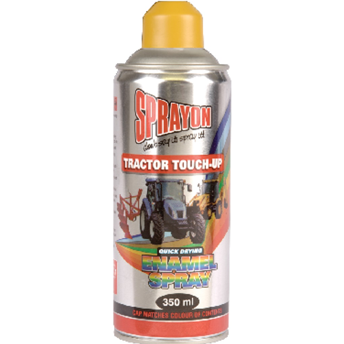 Sprayon CAT Tractor Yellow Gloss Spray Paint 350ml