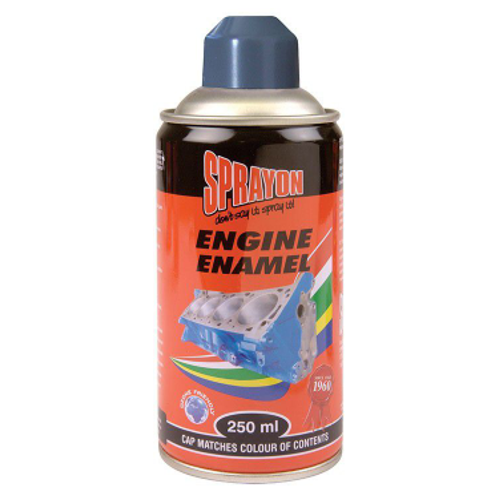 Sprayon Machinery Grey Engine Enamel Spray Paint 250ml