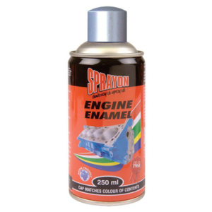 Sprayon Metallic Silver Engine Enamel Spray Paint 250ml